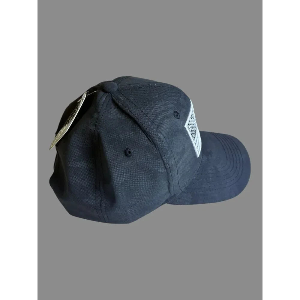 Runs Deep Tactical American Flag Black Snapback Hat OSFA NWT